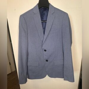 RW&CO Classic Light Blue Blazer Suit Jacket